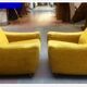 Paire de fauteuils clubs