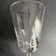 6 old cut crystal port glasses