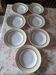 Set of 7 deep plates Moulins des Loups