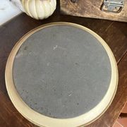 Round painted tin tray, Napoleon III