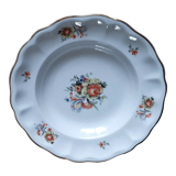 5 hollow plates and 1 faience dish from Lunéville KG Marie-Thérèse