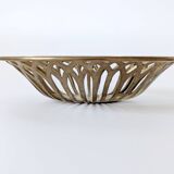 Vintage brass cut-out cup, Mid-Century design from the 1960s.