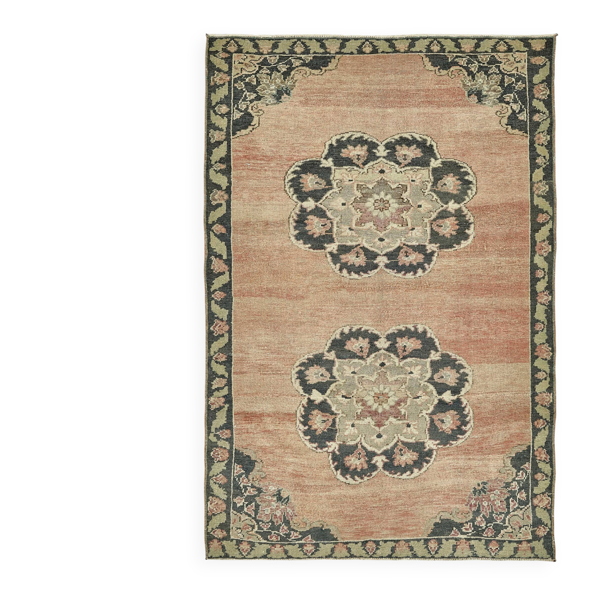 Turkish Vintage Anatolian Rug 139 cm x 205 cm