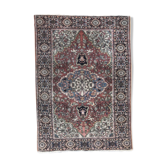 Old Persian carpet end Sarogh handmade 102 X 142 CM