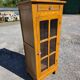 Louis Philippe style antique buffet with glass doors