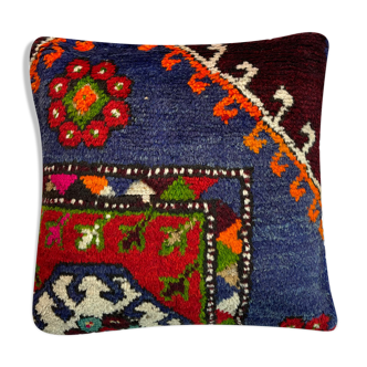 Vintage turkish cushion cover, 45 x 45 cm