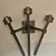 Pair of metal wall lamps from the 50