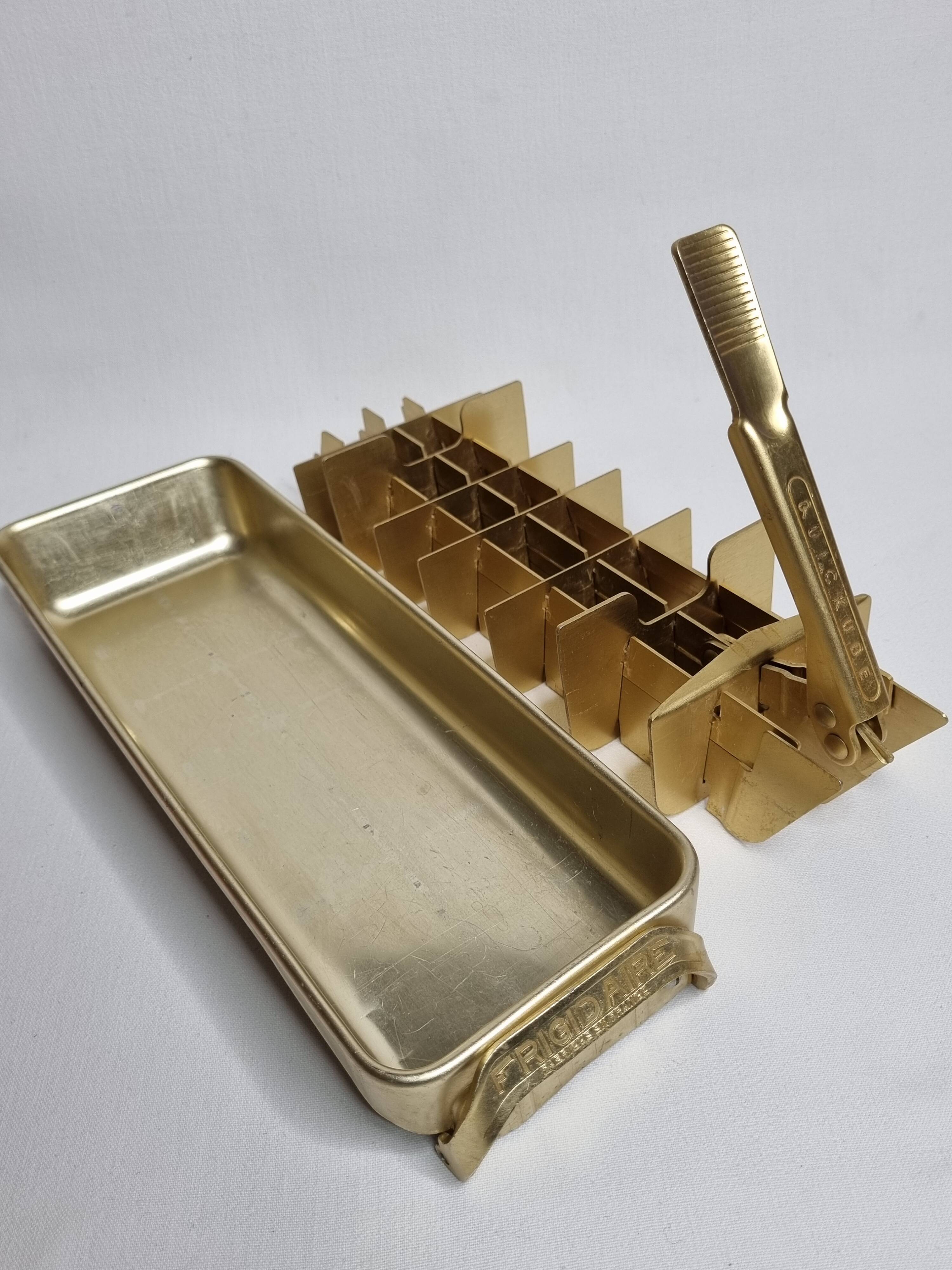 Frigidaire Quickcube Gold Metal Ice Cube Tray