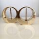 Pair of brass candle holders, Kolback