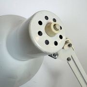 Vintage White Italian Architect Table Lamp, 1970s