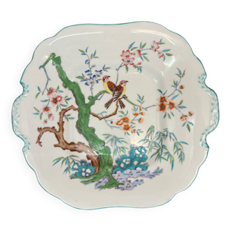 Assiette motif oiseau