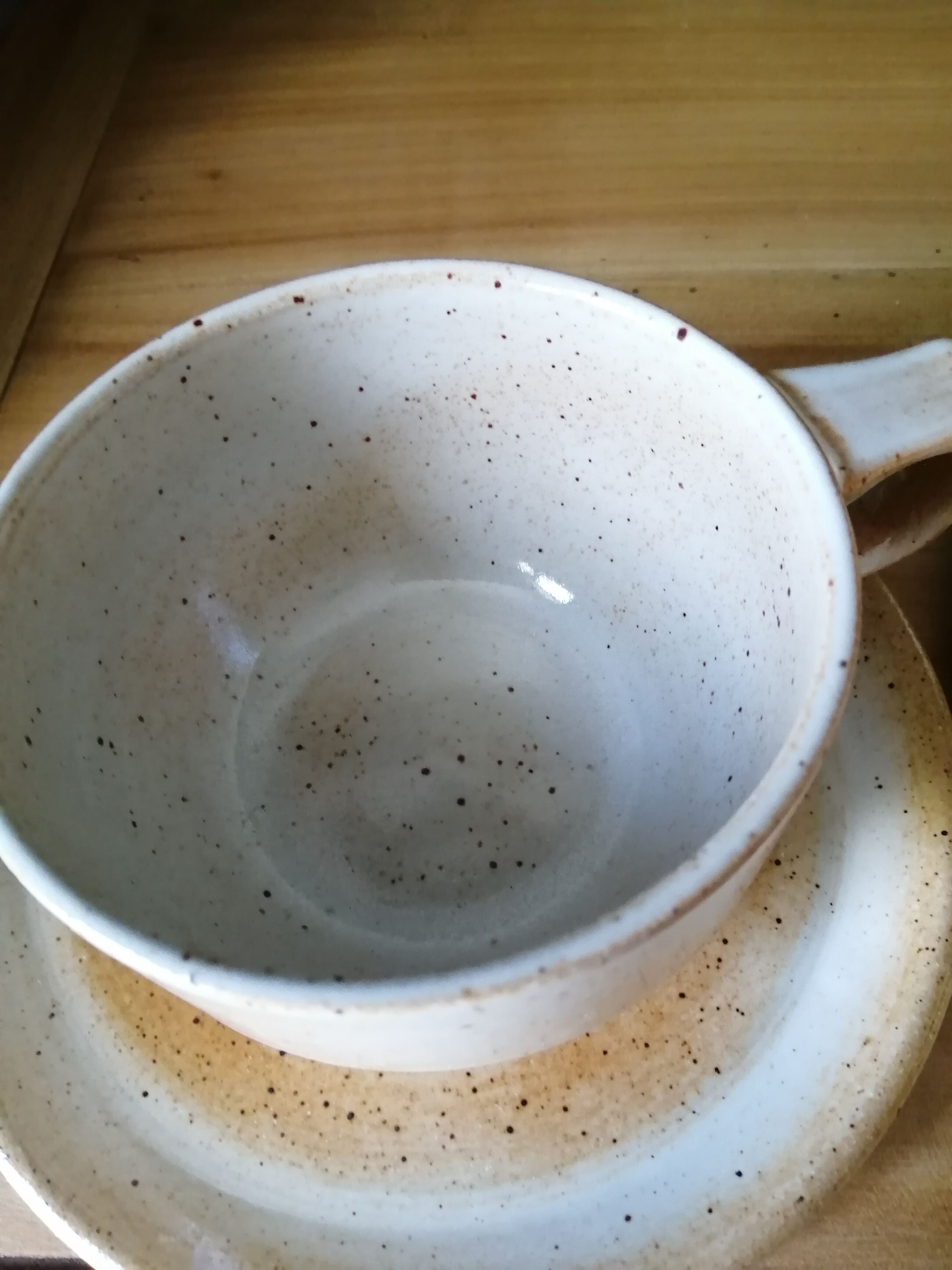 2 large sandstone cups from the Marais