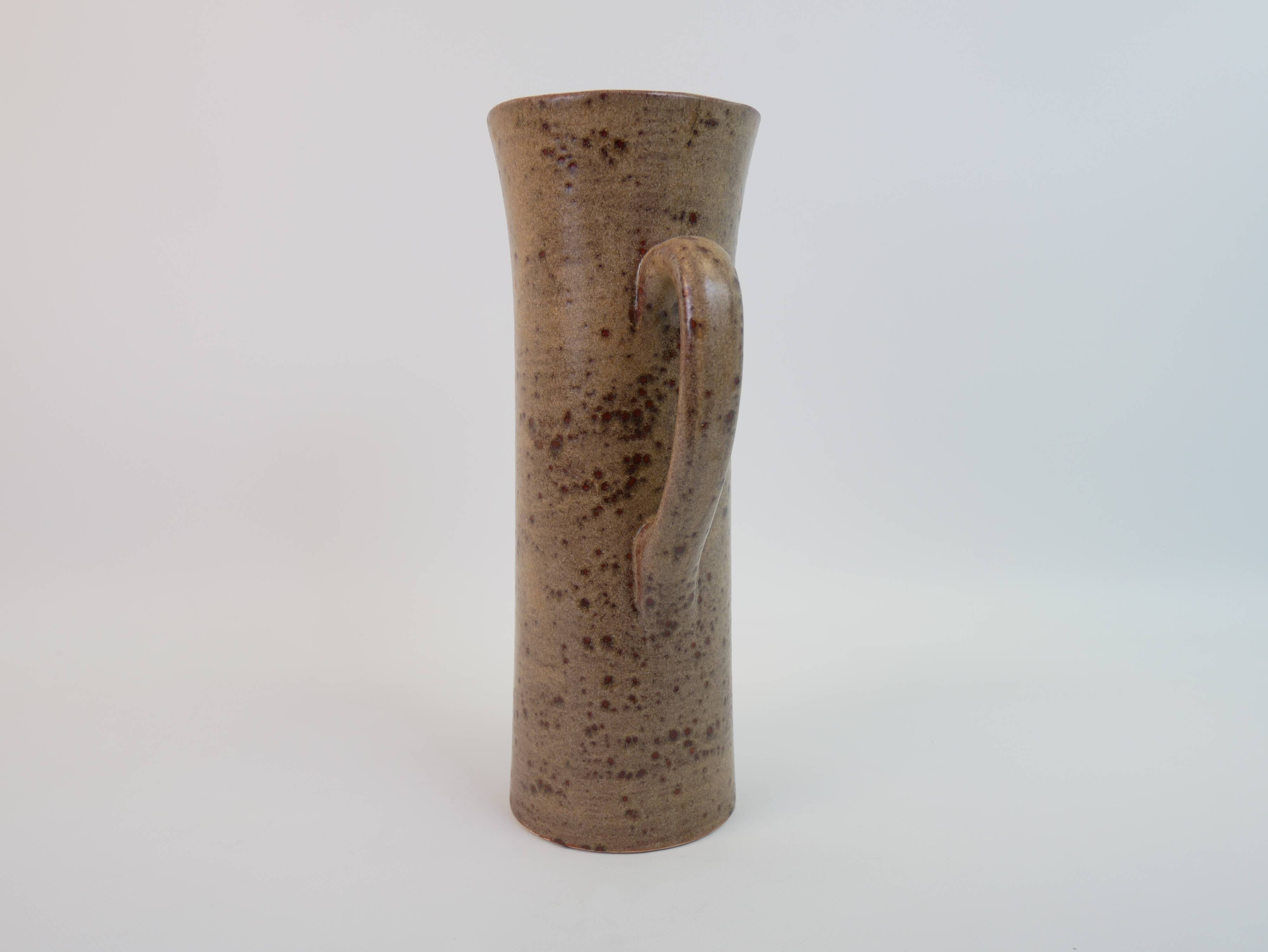 Large ceramic orangeade pitcher by Claude Paci