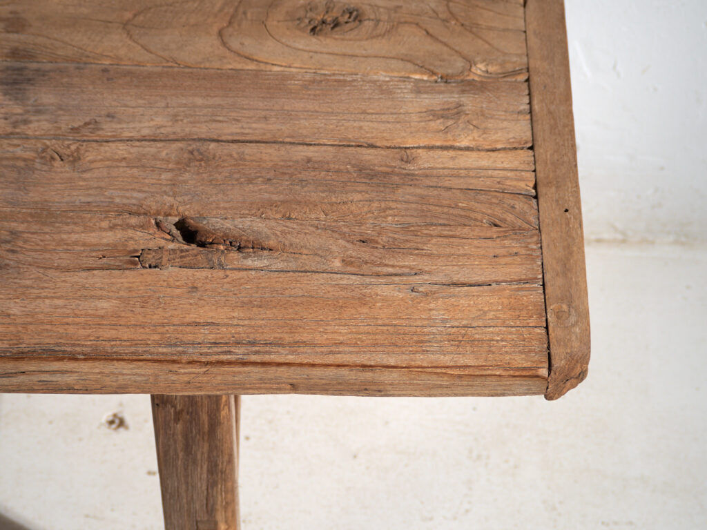 Antique solid wood bench table – Shandong, circa 1930