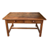 Antique farmhouse table in solid oak for 6 people