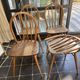 Lot of 4 Ercol chairs BS 1960 JH 2056