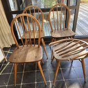 Lot 4 chaises Ercol BS 1960 JH 2056