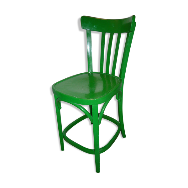 Chaise de caisse verte