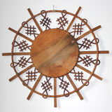Mirror rattan Sun 59 x 59 cm