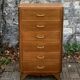 Vintage chest of drawers with compass feet 1960 H112