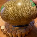 Cloisonned enamel vase