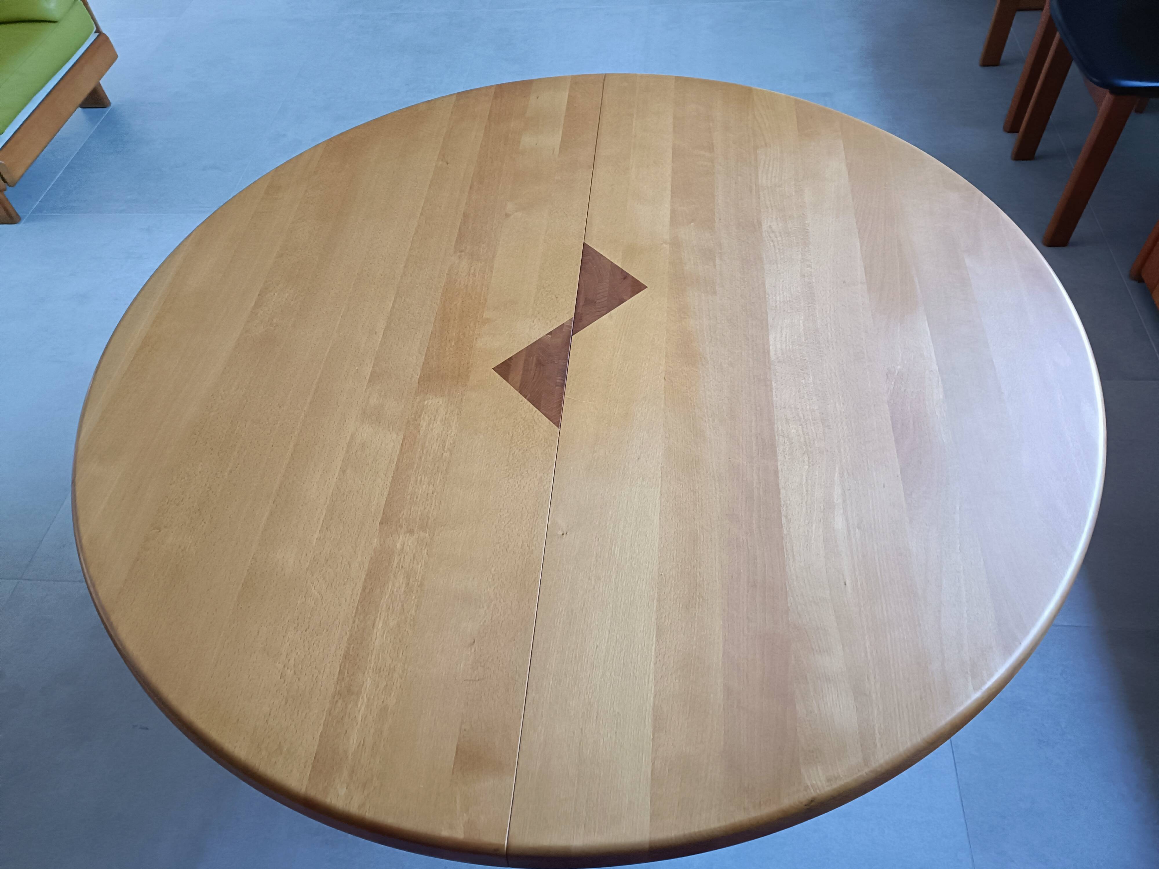 Dining table SELTZ Fagus and chairs