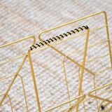 Brass magazine rack
