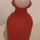 Stunning Duo of Mid-Century Frosted Satin Glass Carafes & Decanters