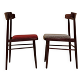 Paire de chaises TON,  Vintage Tchécoslovaque 1970s