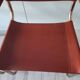 B34 armchairs, cognac leather and gilding
