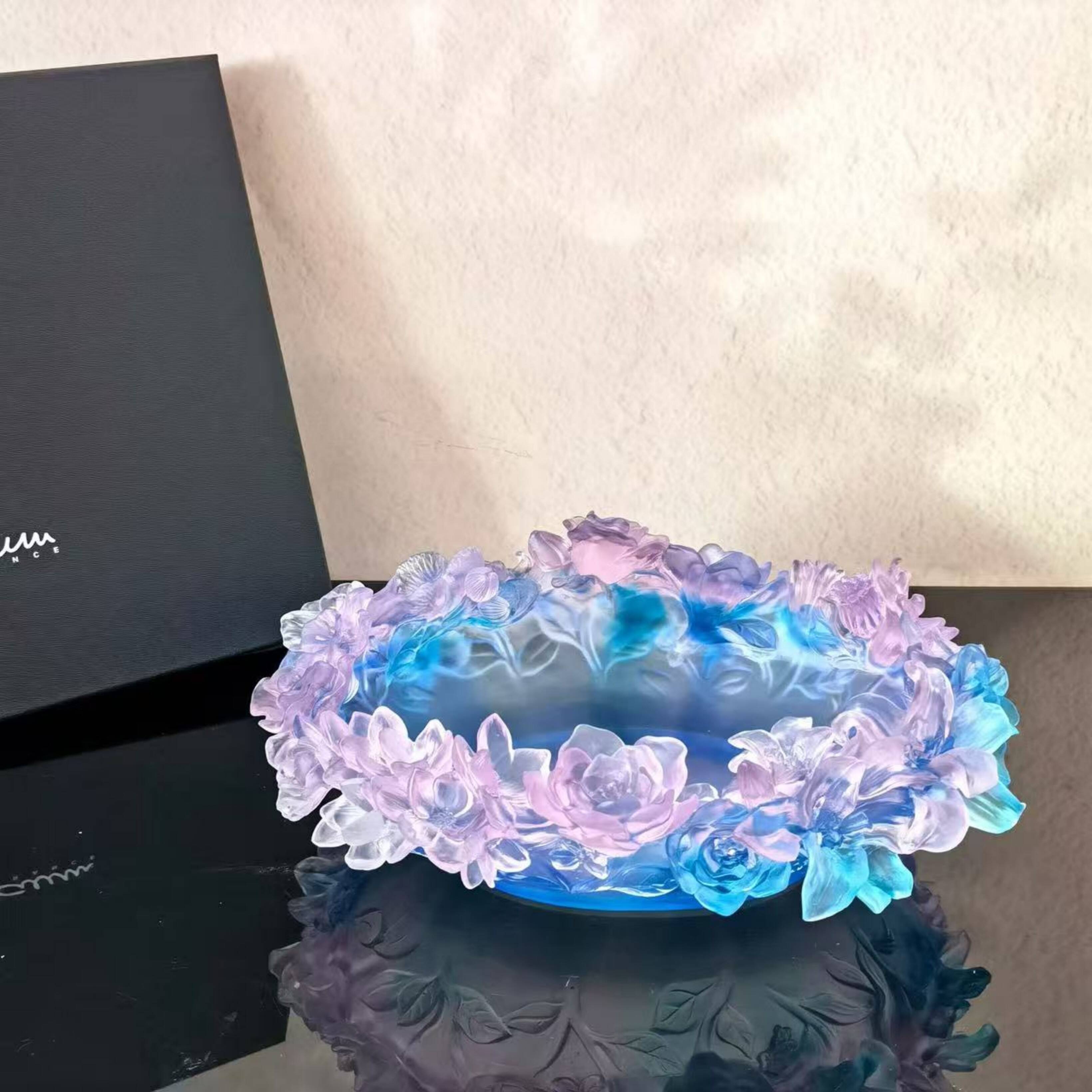 "Sweet Garden" bowl, L 32 cm by Daum