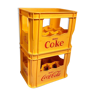 Vintage Coca Cola Plastic Bottle Box