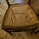 2 chaises d'appoint Napoléon III en noyer et cannage parfait –