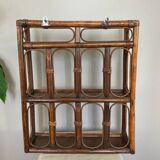 Bamboo wall shelf 1960s/70s