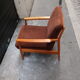 Scandinavian wooden armchair from the 1960s