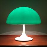Mid-century green Italian table lamp Toledo by Luigi Massoni for Guzzini, 1960s.