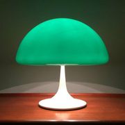 Mid-century green Italian table lamp Toledo by Luigi Massoni for Guzzini, 1960s.