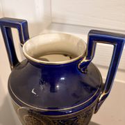 Lot 3 amphora vase boch keramis 1890 bfk fireplace garniture sèvres art deco