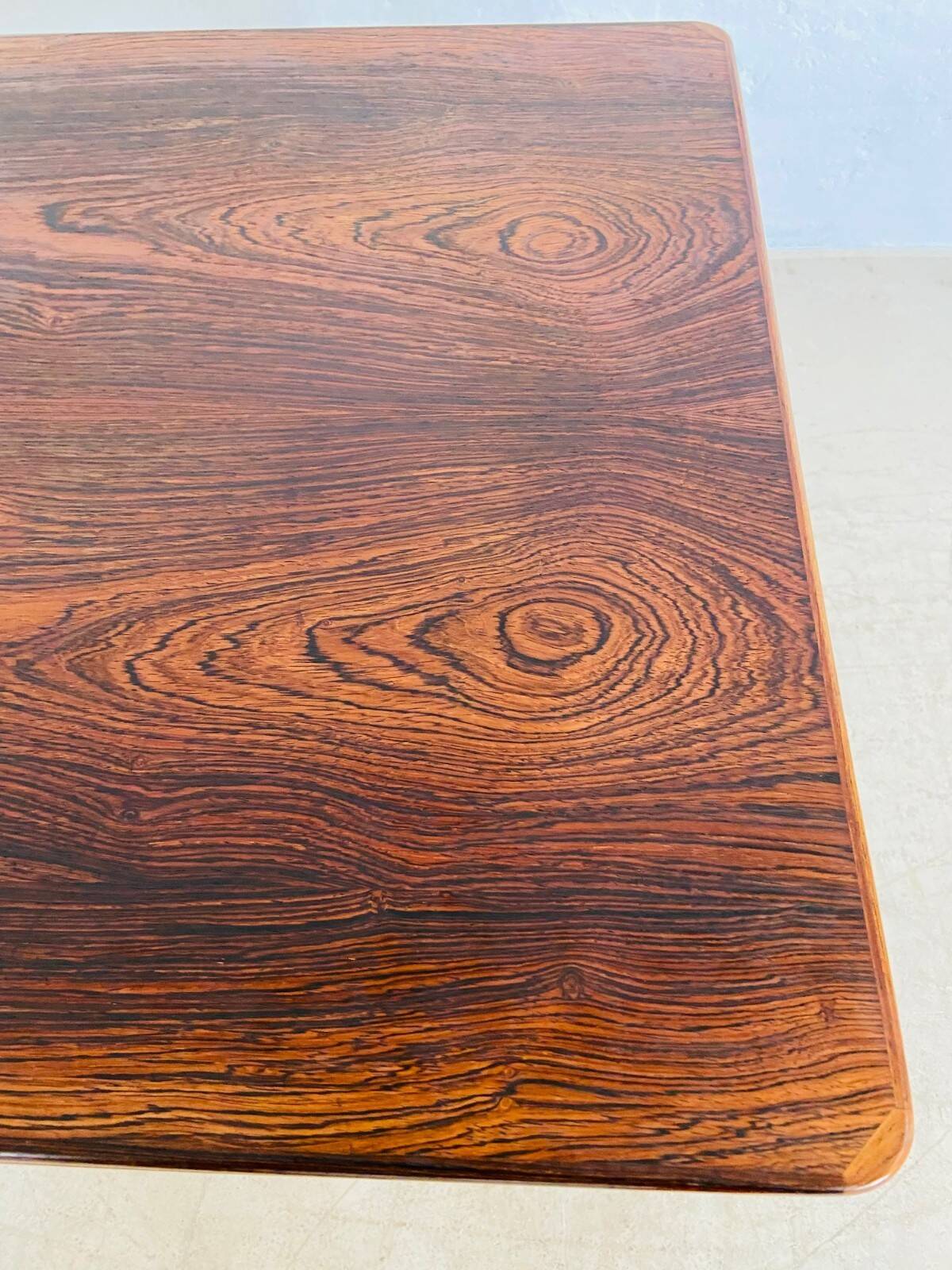 Vintage Danish mid-century rosewood coffee table 1970s