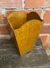 Vintage Wooden Trapezoid Umbrella Stand Basket #D867