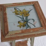 Old wooden side table