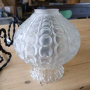 1 suspension/ baladeuse vintage en verre
