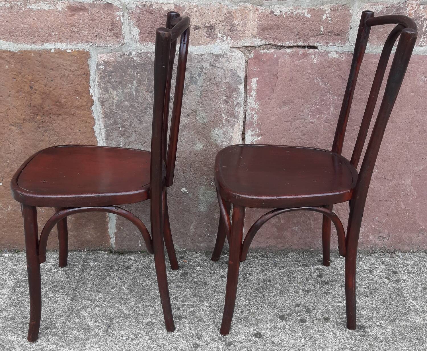 "Fischel" bistro chairs (pair)