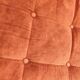 Banquette canapé velours modulable 5 blocs