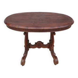 Napoleon III walnut gueridon table