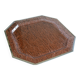 Plateau 1970 en lucite fumée