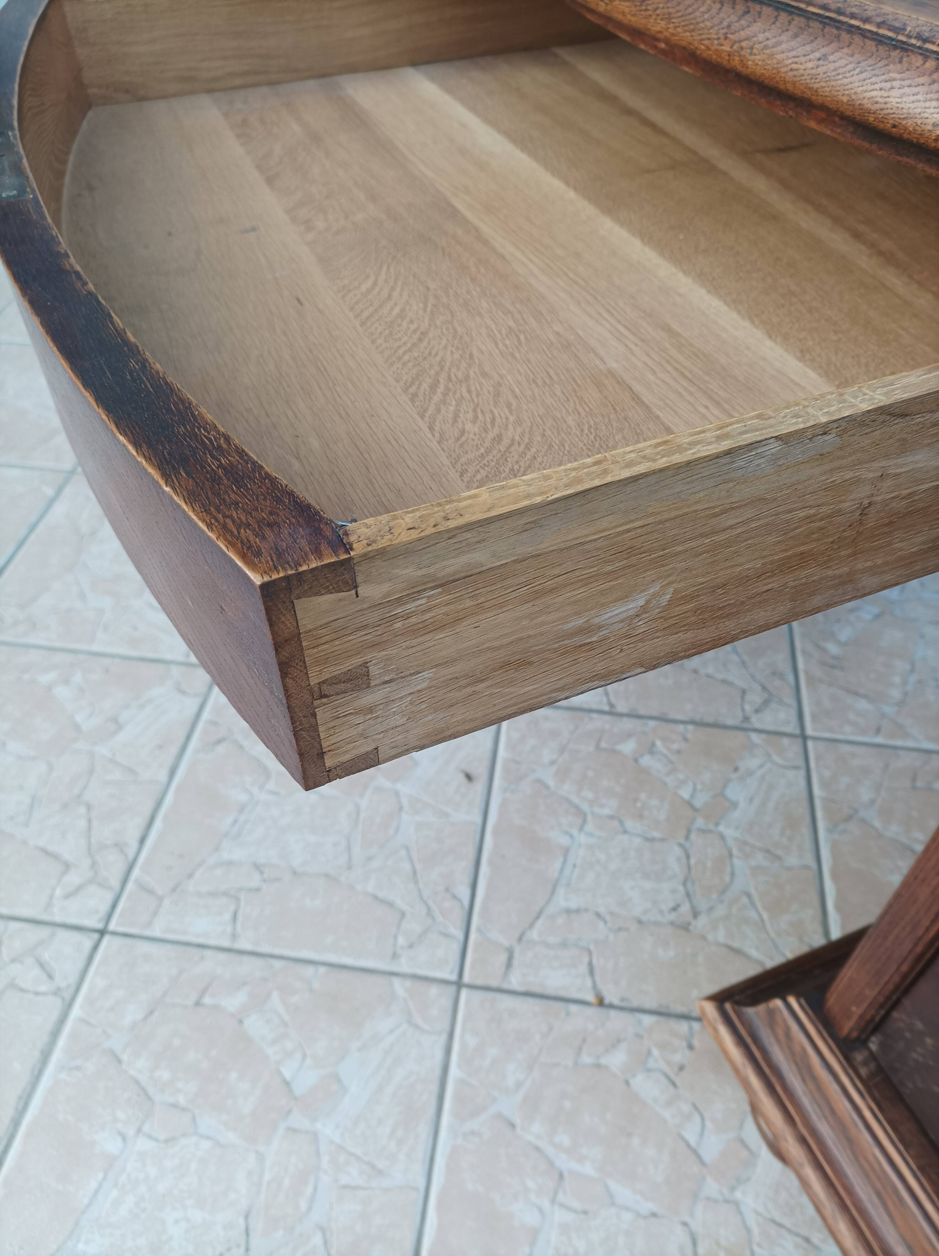 Art Deco oak desk