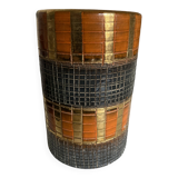 Seta series vase by Aldo Londi for Bitossi sgraffitto 1950 Italy