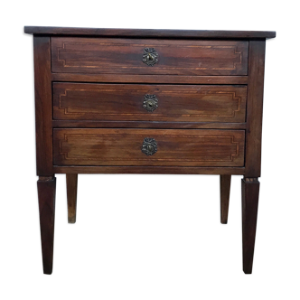 Commode sauteuse style Louis XVI début XX ème