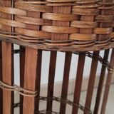 Wicker bar basket